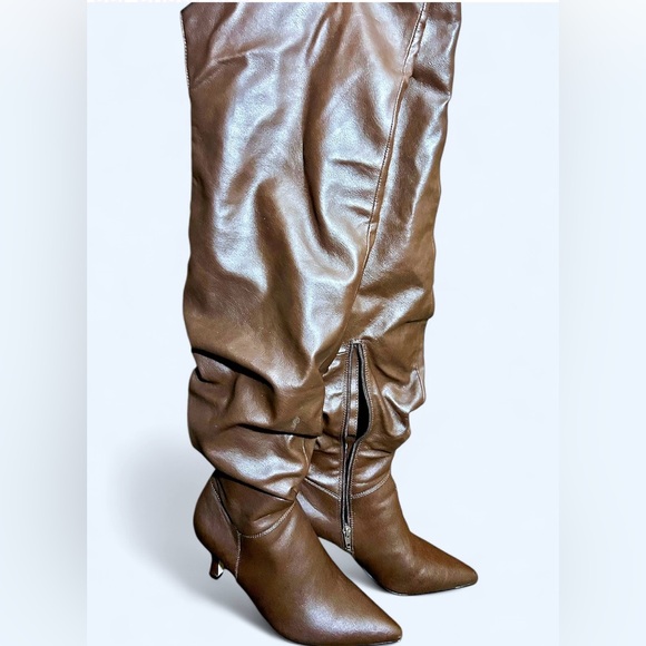 Brown Over-the-Knee Boots - Picture 1 of 3